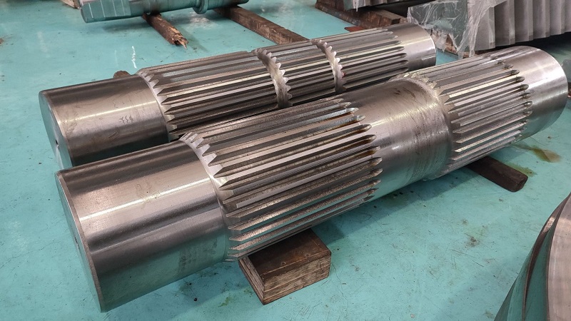 Ball mill equipment use left hand helical shaft gear pinion 