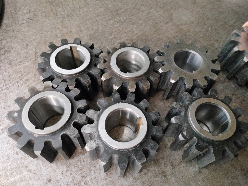 Spur Gear with external teeth 13pcs shaft diameter 55mm