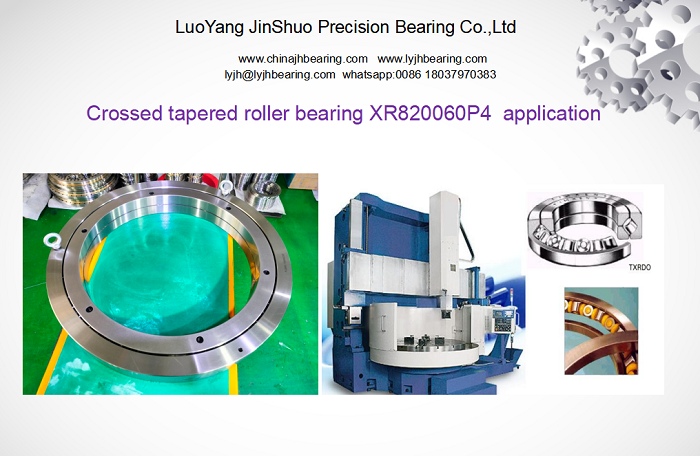 XR820060 Crossed tapered roller bearing for CNC Vertical Turning Lathe(VTL)
